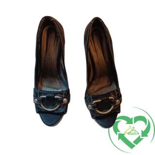 🌑 Zapatos negros abiertos 👠
