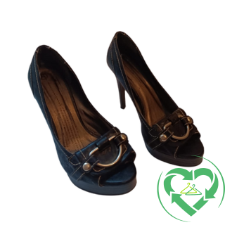 🌑 Zapatos negros abiertos 👠